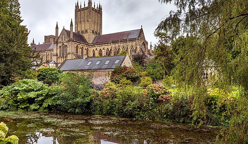 Wells Cathedral, Somerset, England, UK