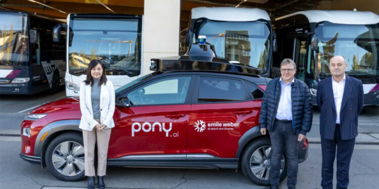 Chinese autonomous driving startup Pony AI opens European R&D center in Luxembourg