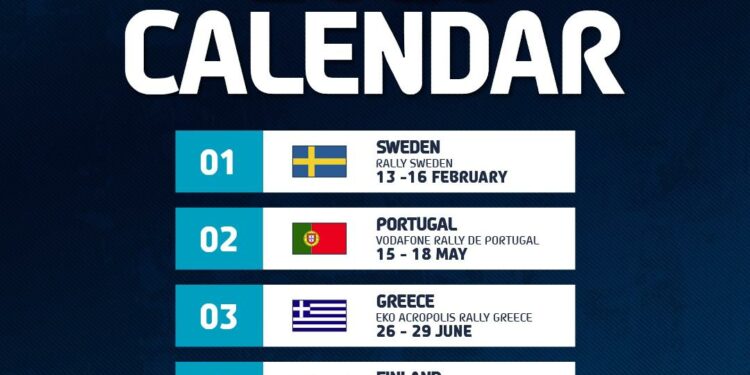 2025 FIA Junior WRC calendar revealed*: Portugal returns, Central European Rally debuts