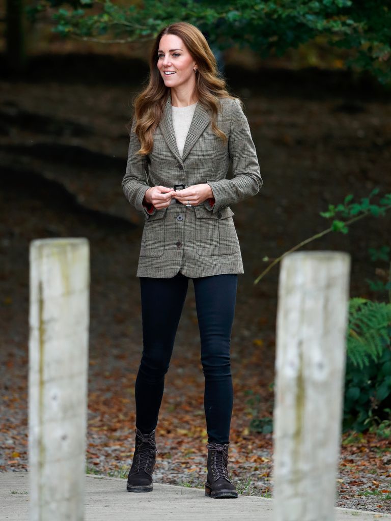 princess kate in tweed blazer visit to lake district 2021