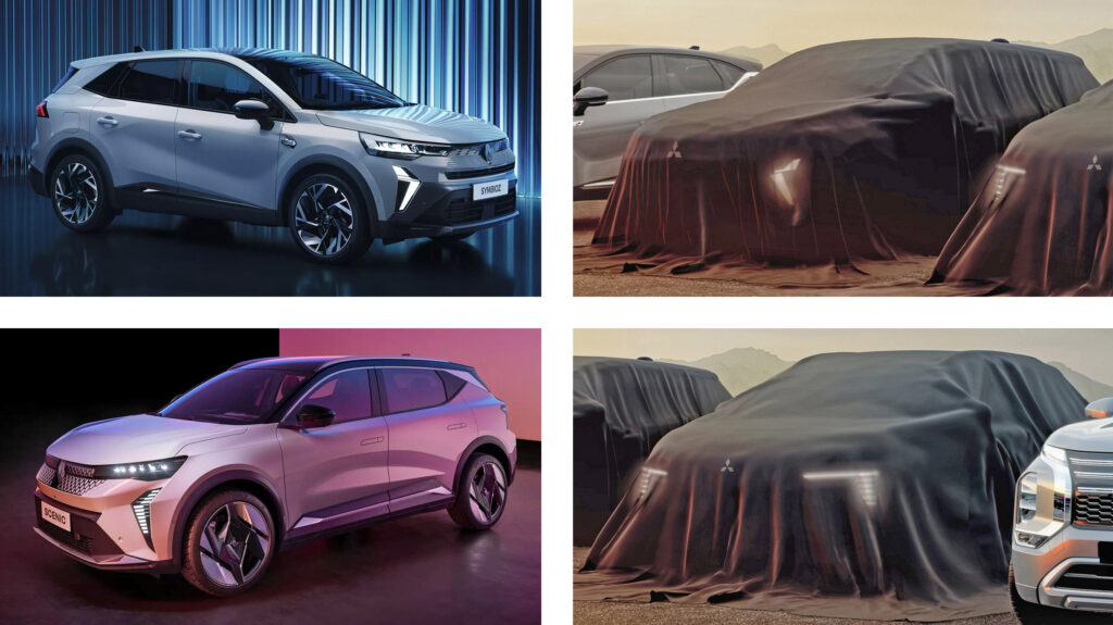  Mitsubishi Teases Two New Renault-Based SUVs, Will Launch In Europe In 2025