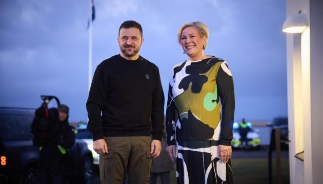 Zelensky Meets With Iceland's President In Reykjavik