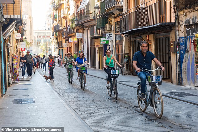 Sarah recommends exploring Valencia by bike, noting that its 125 miles of cycle lanes connect the centre with the beach, park and surrounding villages