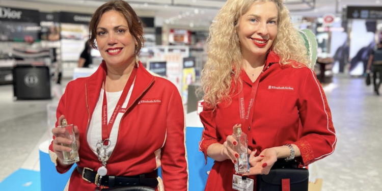 Cristina Rodríguez revamps Elizabeth Arden beauty advisor uniforms for Europe travel retail : Moodie Davitt Report