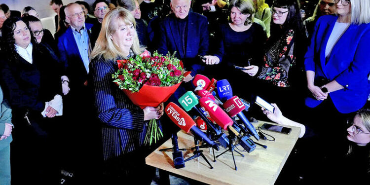The government congratulates Lithuania on vote