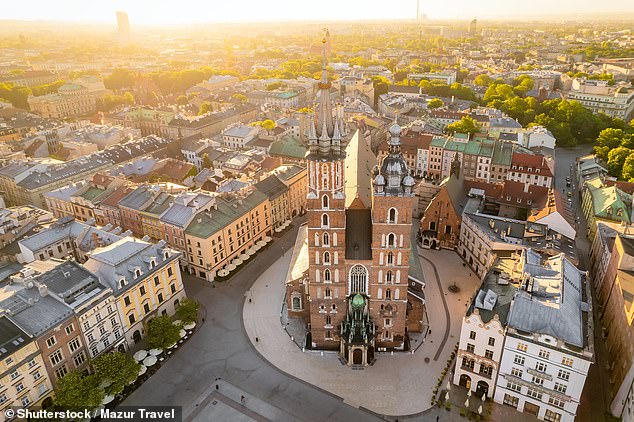 Also known as the Main Square of the Old Town of Kraków, Lesser Poland, it is the principal urban space located at the center of the city