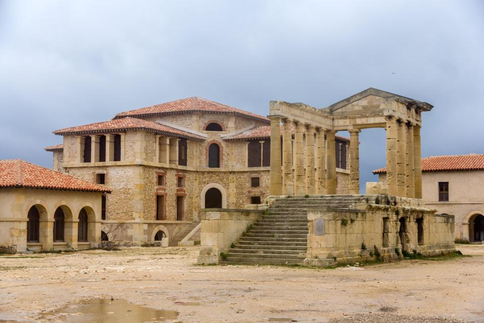 Caroline Hospital (pictured) is on Ratonneau Island