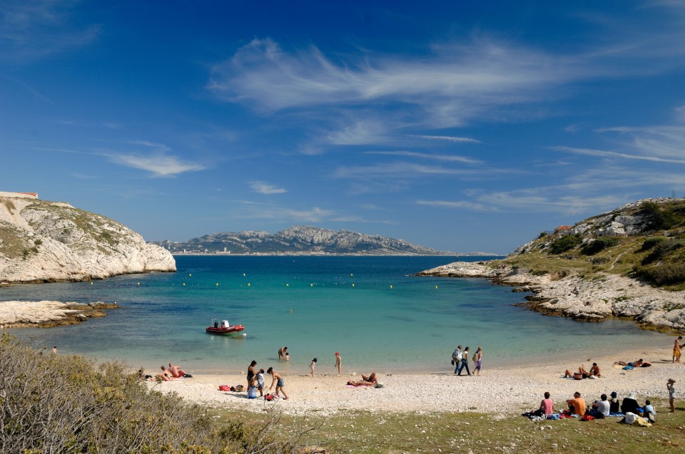 Ratonneau is home to the only real beach on the Frioul Islands