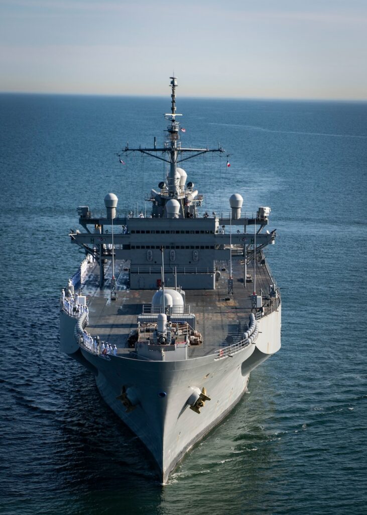 USS Mount Whitney Arrives in Larnaca, Cyprus ></img> U.S. Naval Forces Europe and Africa / U.S. Sixth Fleet > News Display