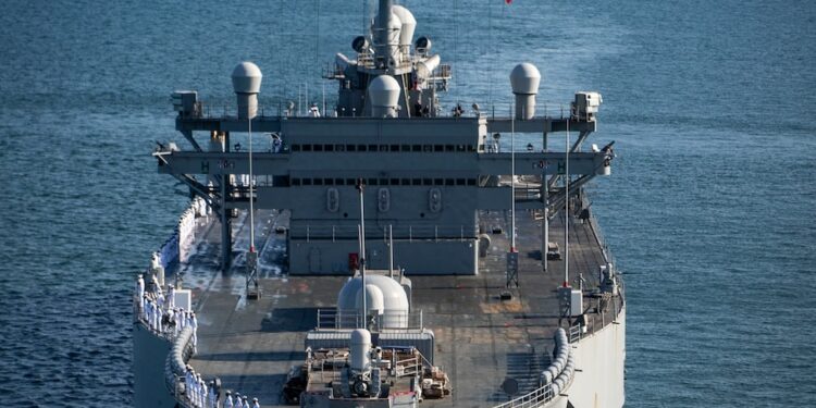 USS Mount Whitney Arrives in Larnaca, Cyprus > U.S. Naval Forces Europe and Africa / U.S. Sixth Fleet > News Display