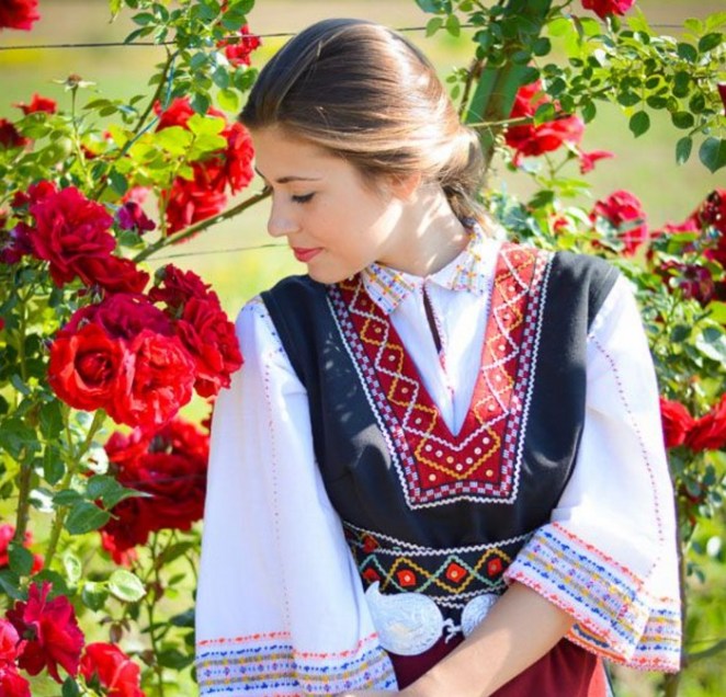 Beautiful Bulgarian woman