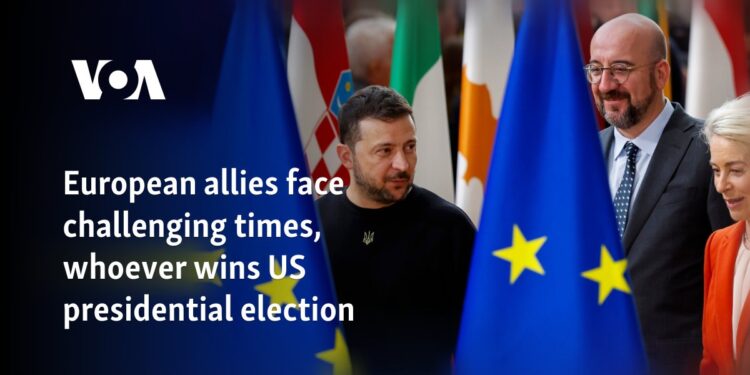 European allies face challenging times, whoever wins US presidential election