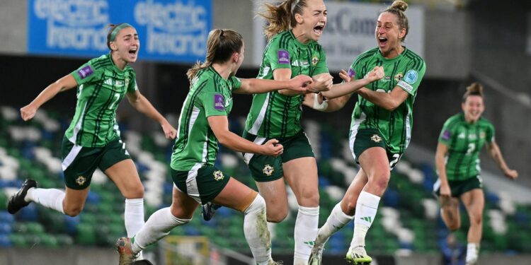 Women's European Qualifiers play-off round 1: Deciding ties set after second-leg drama | Women's European Qualifiers