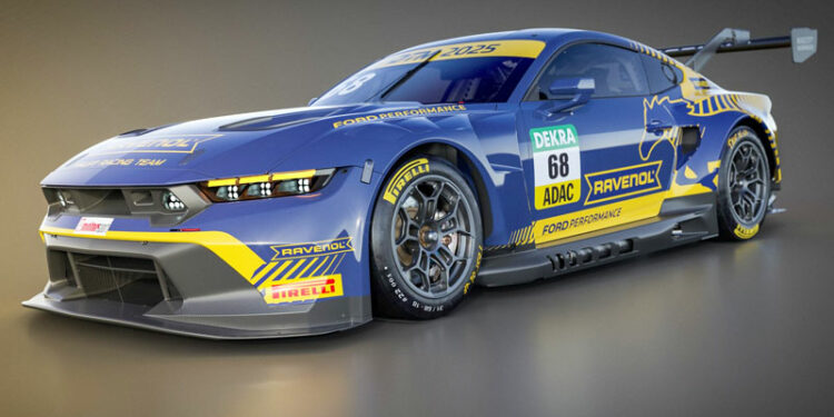 Ford Mustang GT3 Expands Participation in 2025 European Racing Series