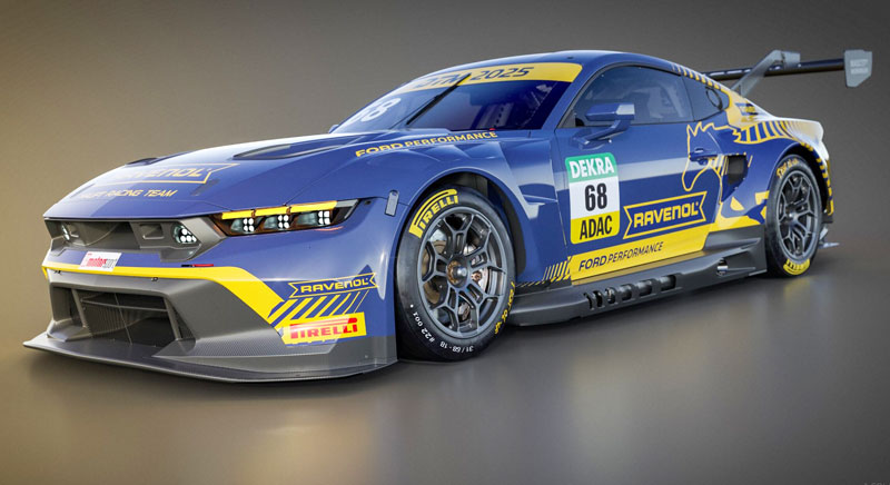 Ford Mustang GT3 Expands Participation in 2025 European Racing Series