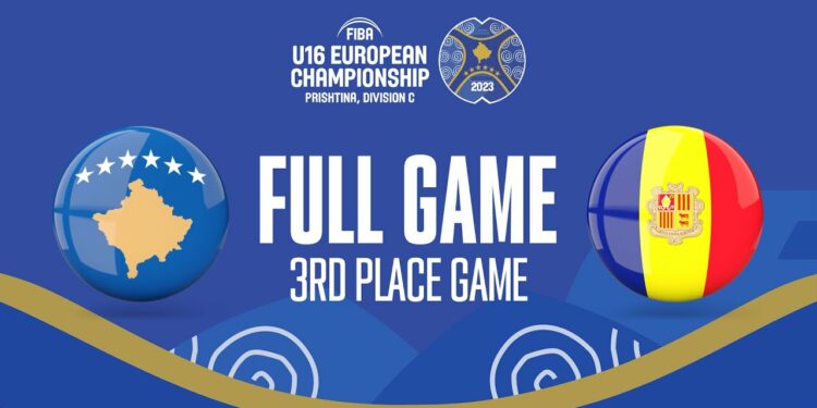 3RD PLACE GAME: Kosovo v Andorra | Full Basketball Game | FIBA U16 European Championship 2023 – FIBA U16 European Championship 2023, Division C