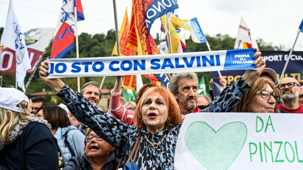 A right love-in at rally for Europe’s populist leaders