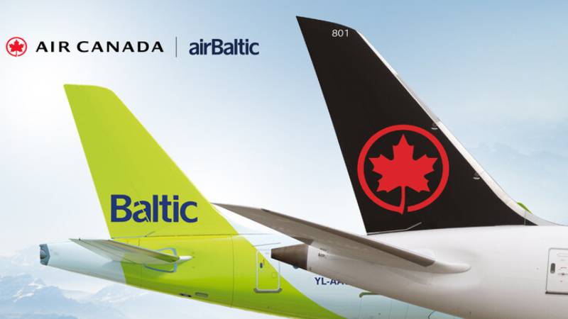 Air Canada, airBaltic Codeshare Between Canada and Northern Europe