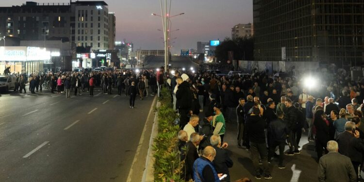 Albania’s opposition protests, blocks roads and asks for a caretaker Cabinet