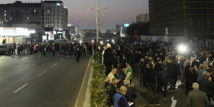 Albania's opposition protests, blocks roads and asks for a caretaker Cabinet