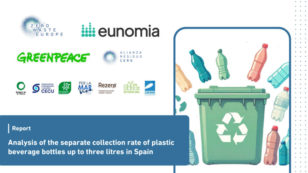 Analysis of the separate collection rate of plastic beverage bottles up to three litres in Spain