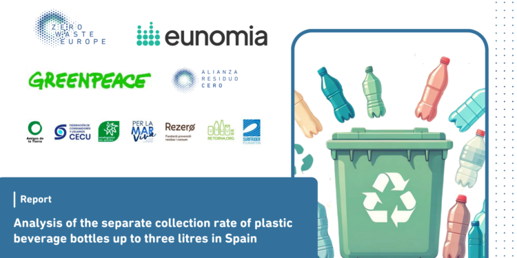 Analysis of the separate collection rate of plastic beverage bottles up to three litres in Spain