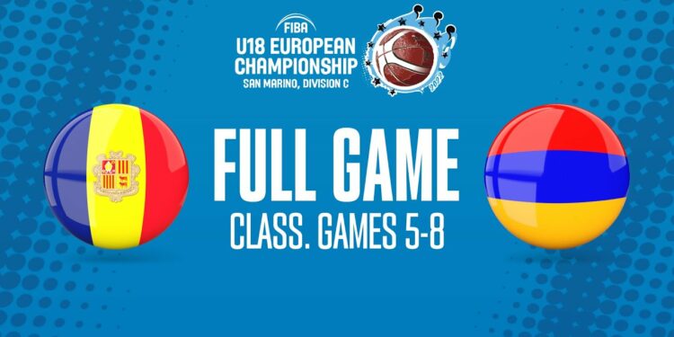 Andorra v Armenia | Full Basketball Game | FIBA U18 European Championship 2022 - FIBA U18 European Championship 2022, Division C