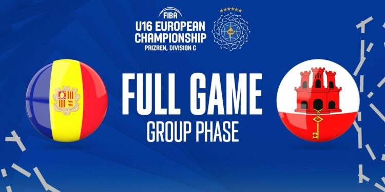 Andorra v Gibraltar | Full Basketball Game | FIBA U16 European Championship 2022 – FIBA U16 European Championship 2022, Division C