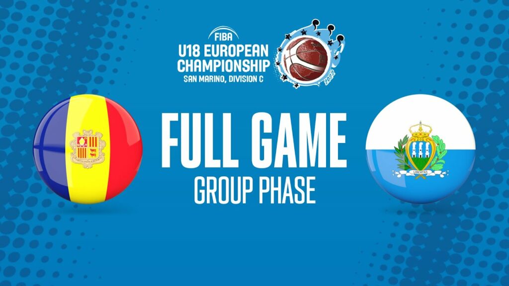 Andorra v San Marino | Full Basketball Game | FIBA U18 European Championship 2022 - FIBA U18 European Championship 2022, Division C