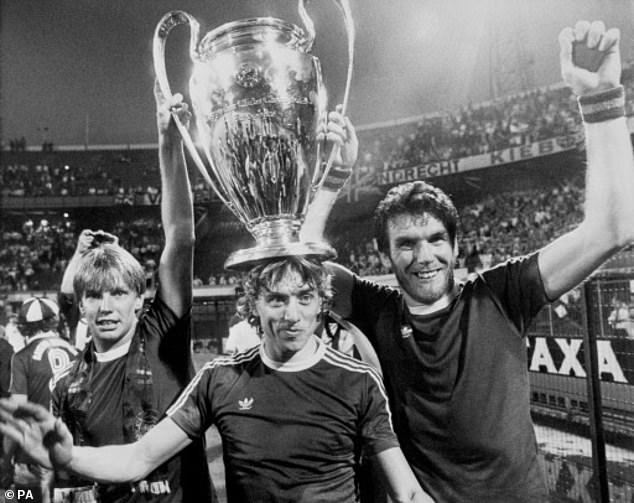 Shaw (left) is an icon at Villa after he won the European Cup with the club back in 1982