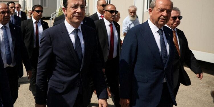 At UN dinner, Cypriot leaders agree to meet again soon