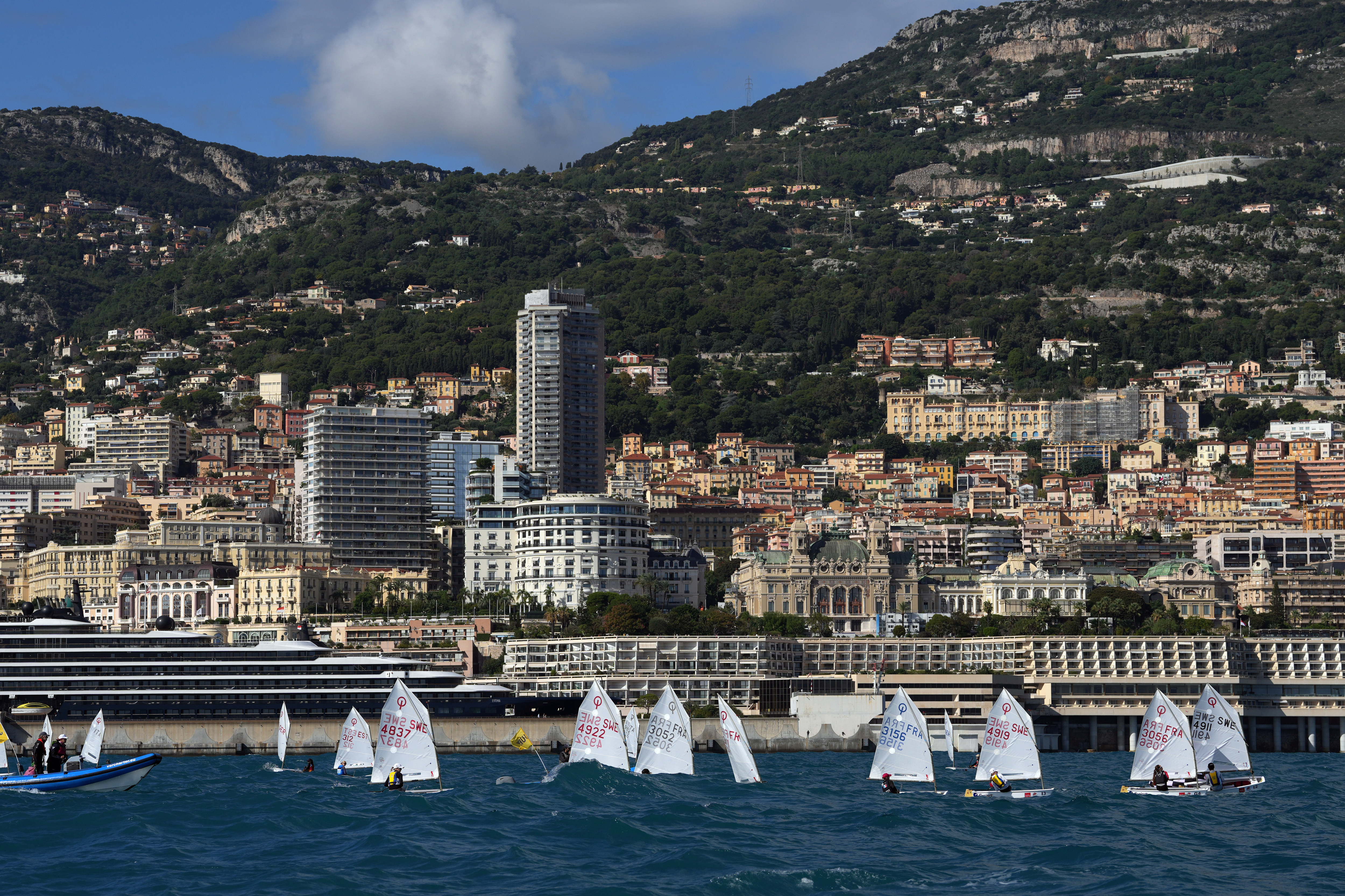 At the Yacht Club de Monaco everything's ready for the 2024 Optimist European Team Racing Championship final races