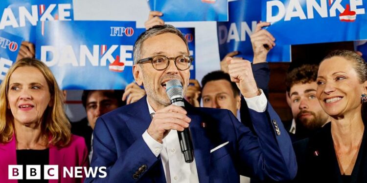 Austrian election: Kickl’s far right ‘opens new era’ with unprecedented victory