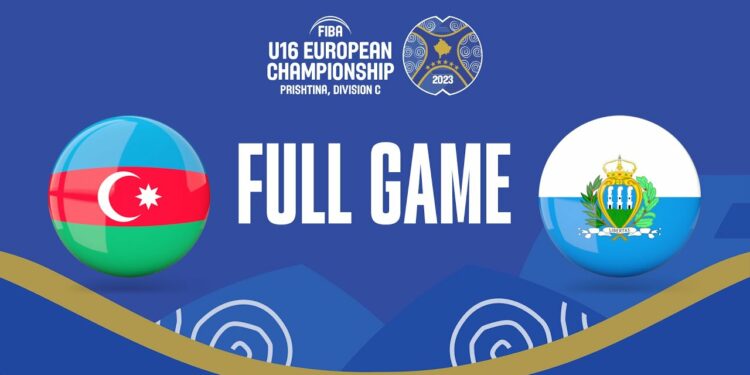 Azerbaijan v San Marino | Full Basketball Game | FIBA U16 European Championship 2023 - FIBA U16 European Championship 2023, Division C