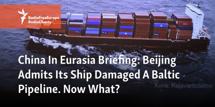 Beijing Admits Its Ship Damaged A Baltic Pipeline. Now What?