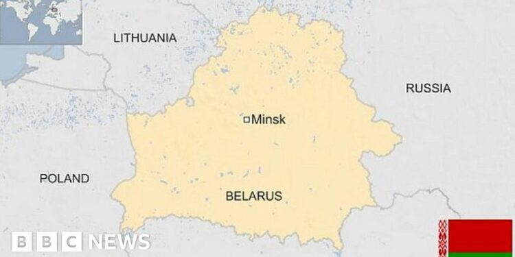 Map of Belarus