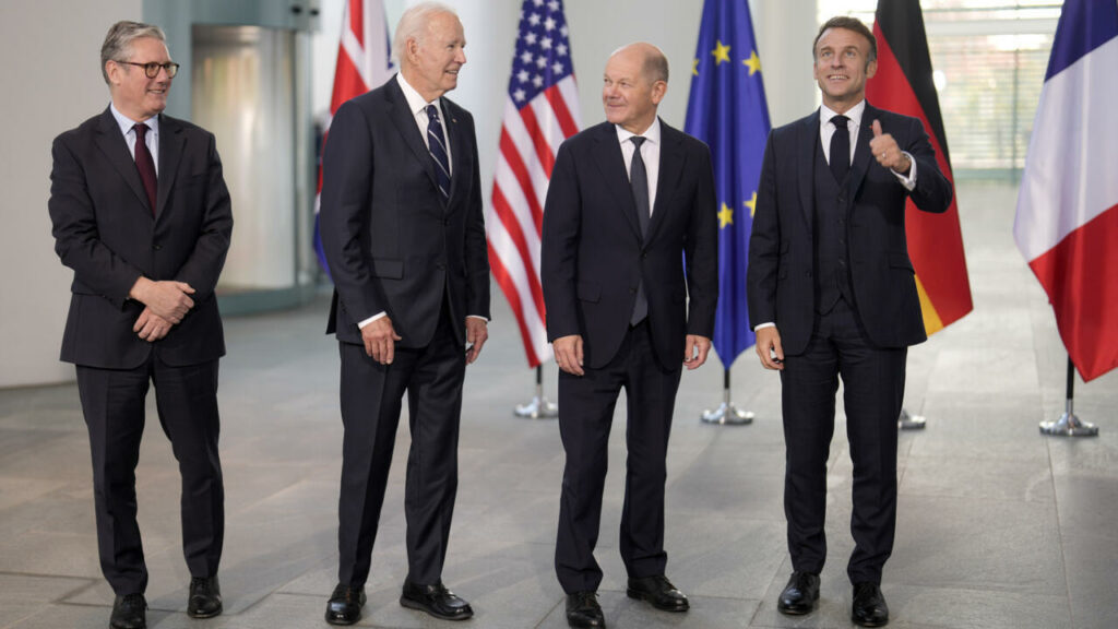 Biden calls on European allies to maintain backing for Ukraine