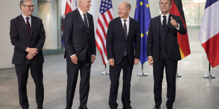 Biden calls on European allies to maintain backing for Ukraine