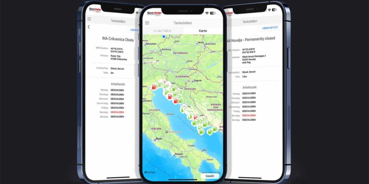 SeaHelp APP: INA boat gas station Crikvenica-Obala will be open again soon, Novalja-Obala closes permanently.