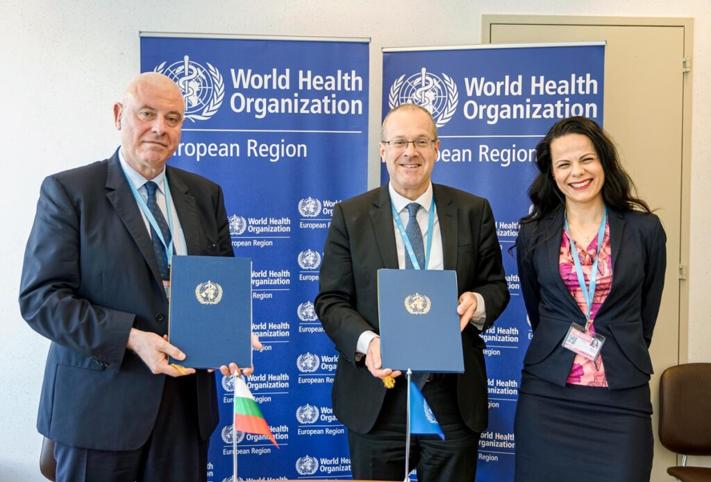 Bulgaria and WHO sign new framework for collaboration