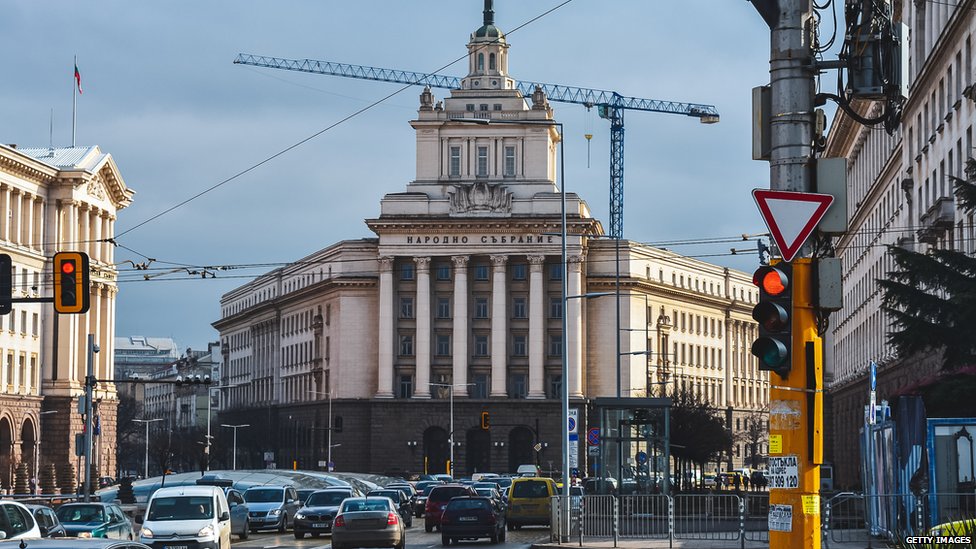 Bulgaria's national assembly building in Sofia