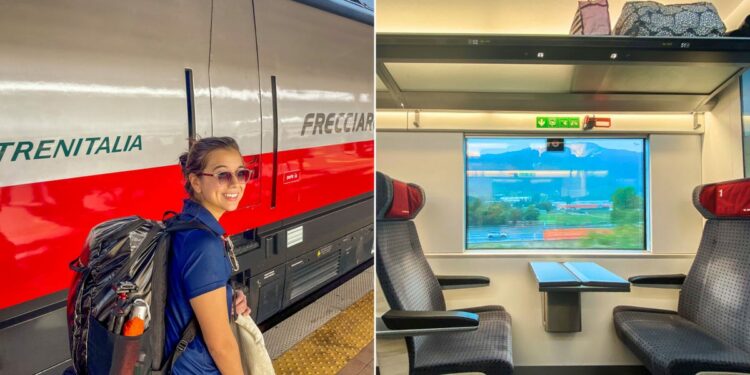 Business Class Vs. First Class on Trenitalia Europe Trains: Photos