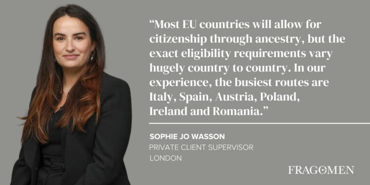 CNN: Jus sanguinis – or ‘blood right’ – might entitle you to citizenship in Europe