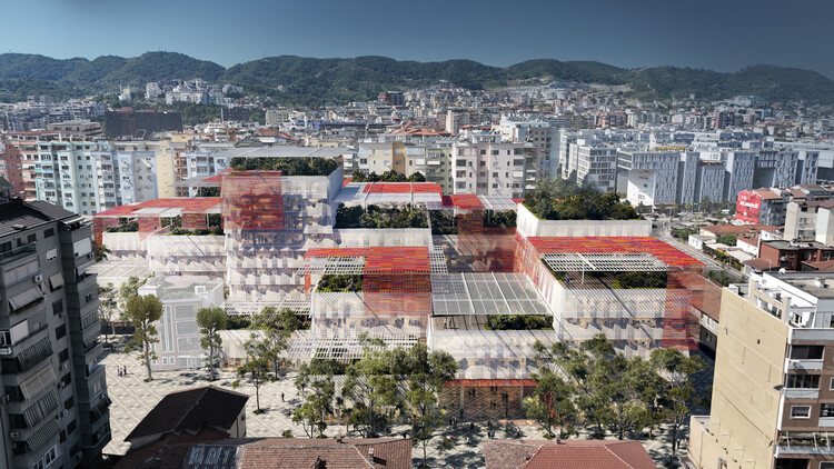 Coldefy Wins International Competition to Design Tirana's Public Administration Hub in Albania - More Images