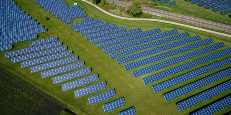 A solar project in Germany.