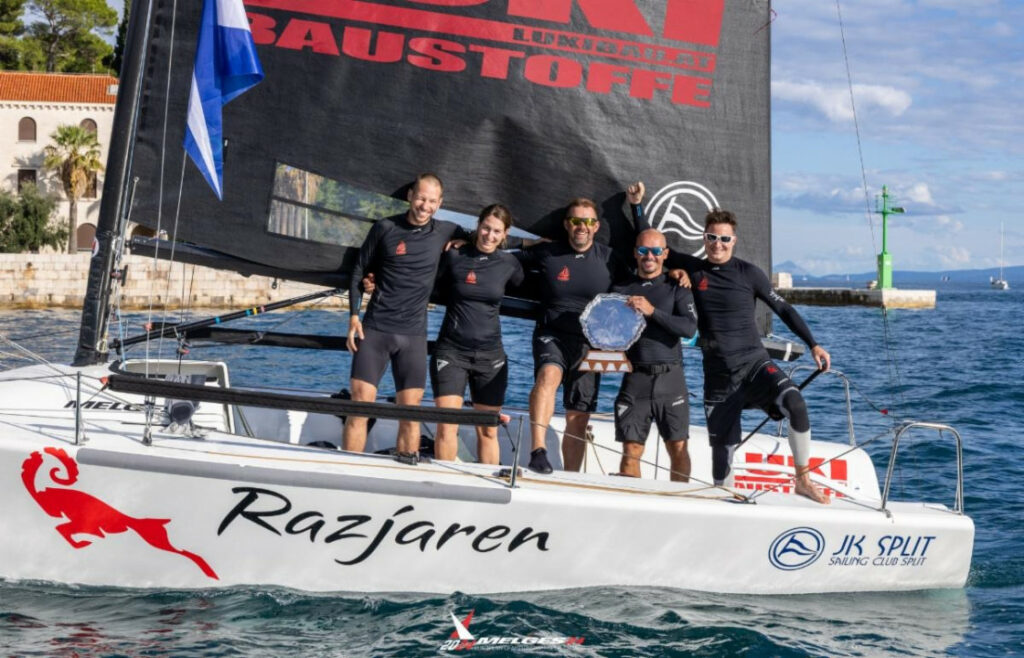 Croatia celebrates New Melges 24 European Champions: Razjaren and Mataran 24