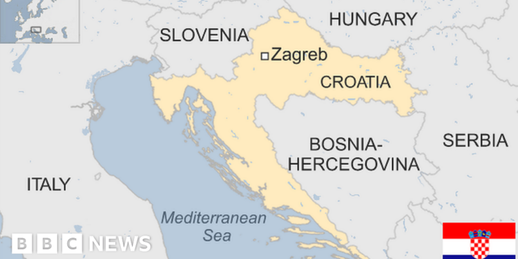 Map of Croatia