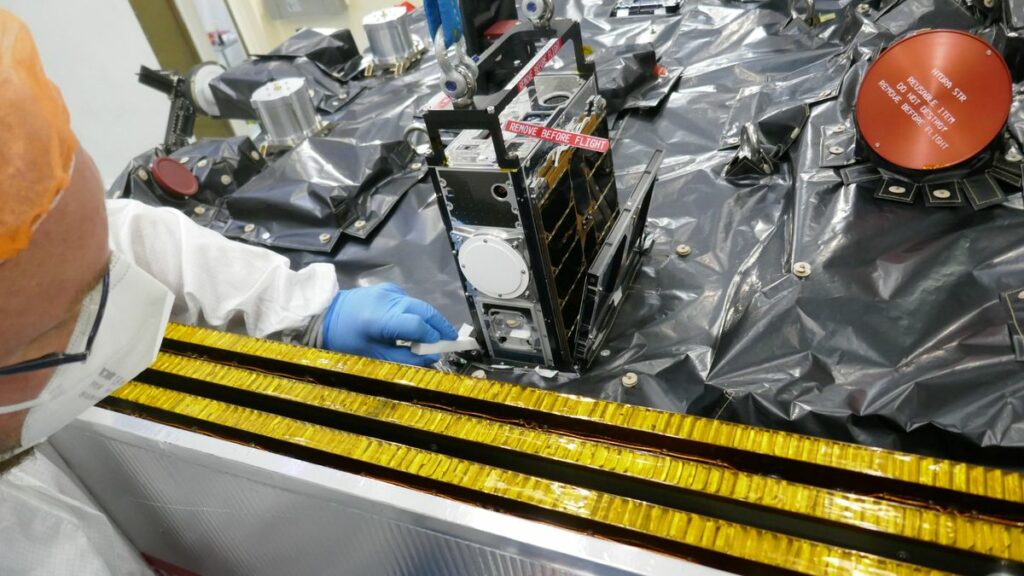 Cubesats on Europe’s Hera asteroid mission phone home after Oct. 7 launch