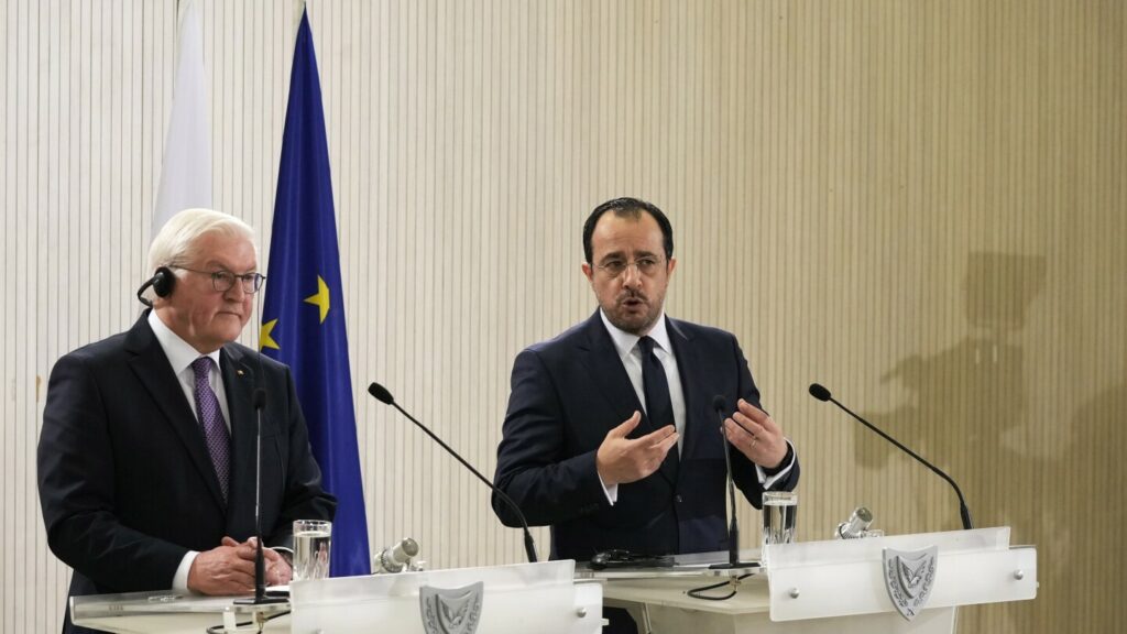 Cyprus president wants the European Union to discuss designating Syria safe zones for refugees