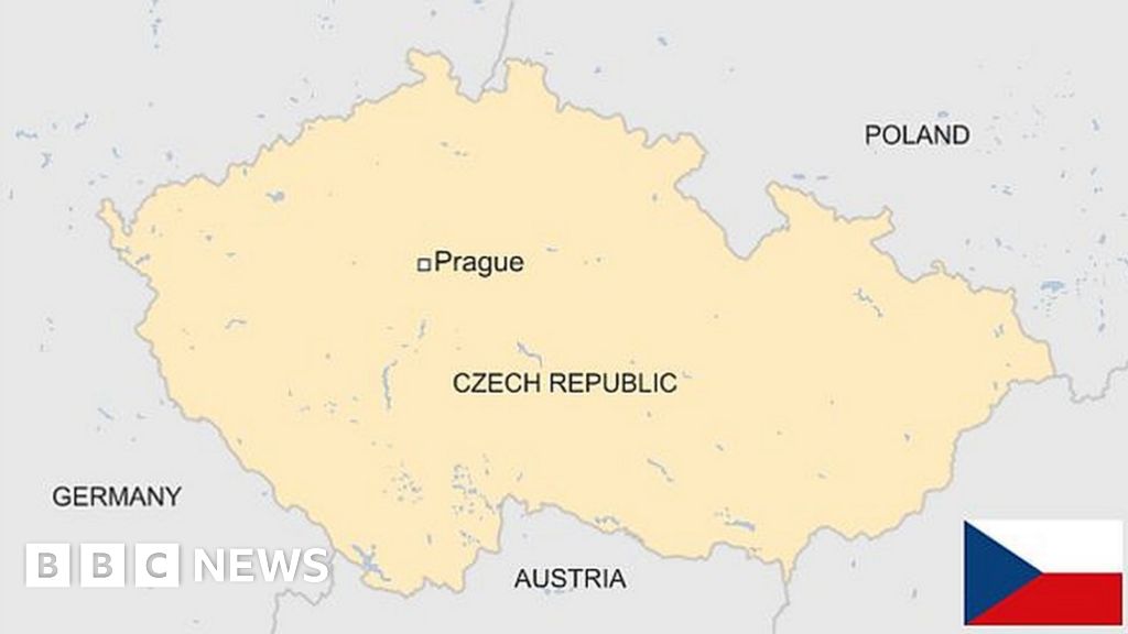 Map of the Czech Republic